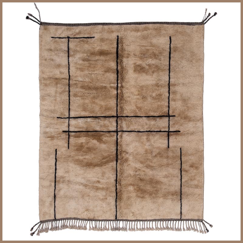 Tapis Berbère marocain Mrirt SG5047 Studio Lid Marrakech Maroc